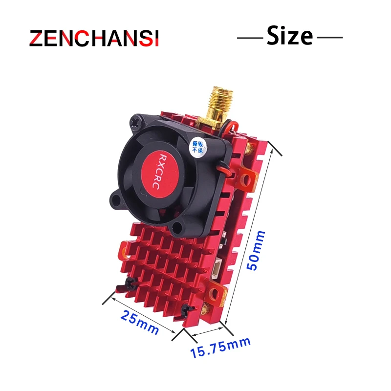 Transmetteur vidéo FPV 5.8G 2W longue portée avec micro