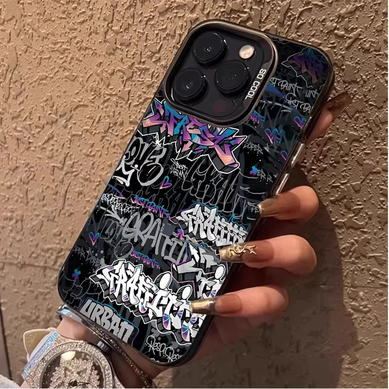 Graffiti Art Pink & Black Phone Case