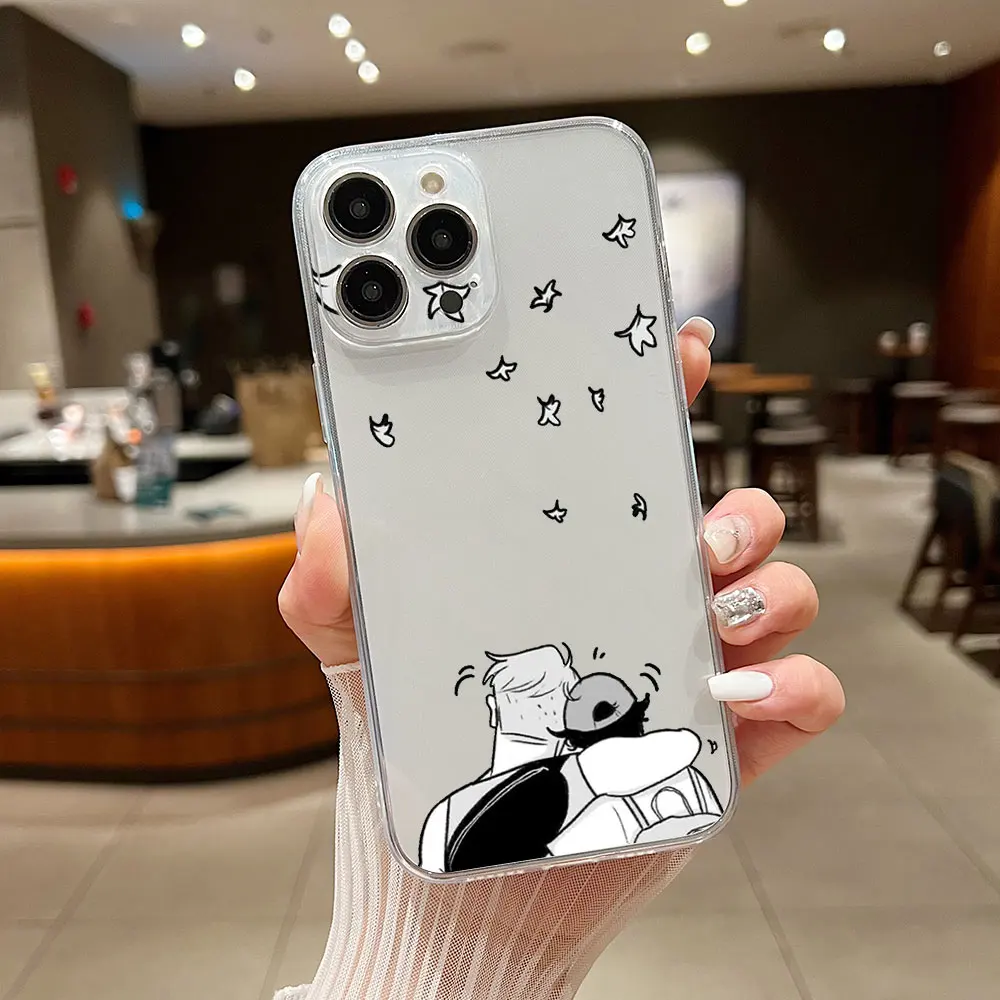thumbnail image 1 of Funda de teléfono Heartstopper para iPhone 15, 14, 13, 12, 11, Mini Pro Max, X, XR, XSMax, 6S, 6, 7, 8 Plus, SE20, cubierta transparente, 1 of 5