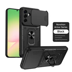 Versterkte Telefoonhoes met Schuiflens Camera Protector en Achtercover