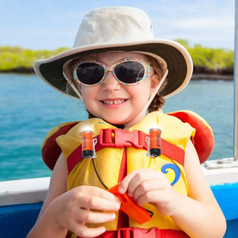 2pcs Emergency Light Marine Position Indicator Waterproof LED Light Emergency Drifting Indicator light for Camping Water rescue