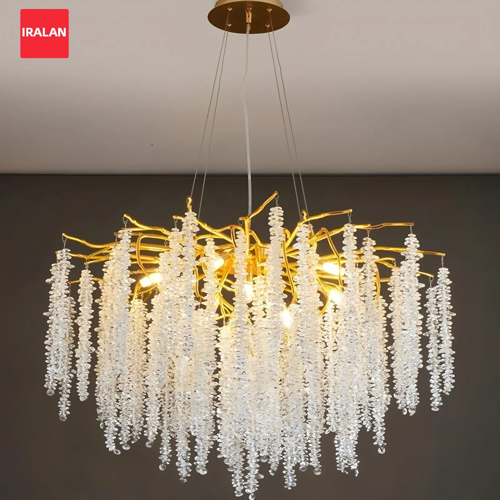 Modern New Crystal Chandelier Image 1