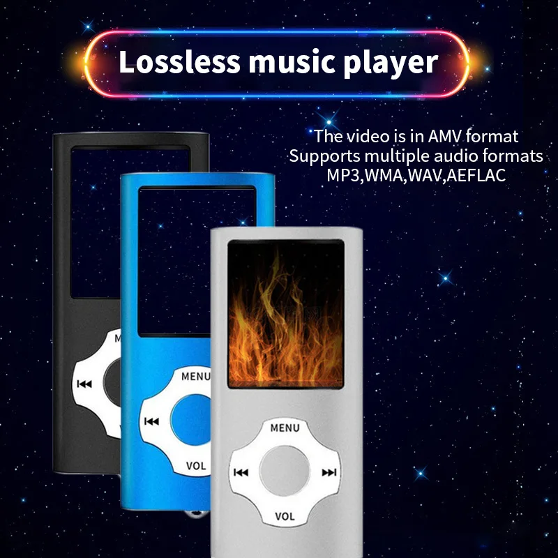 M230 MP3 Music Player Portable Bluetooth Wireless Walkman FM Radio Multi-language Memory Card Support For Running Walking