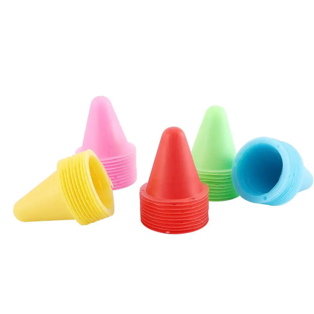 

Professional Plastic Marker Cones Ice Skating Road Hint Skate Marker Cones Football Soccer Training Equipment