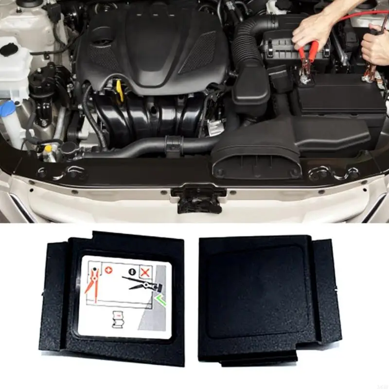 N84F Pack of 2 Battery Terminals Caps 5Q0971813A Plastic Battery Terminals Covers Ensures Safety & Longevity for Car