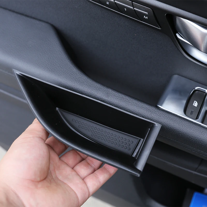 

Контейнер для хранения для передней/задней двери автомобиля для Land Rover Range Rover Evoque 2012-2018, черные аксессуары из АБС-пластика