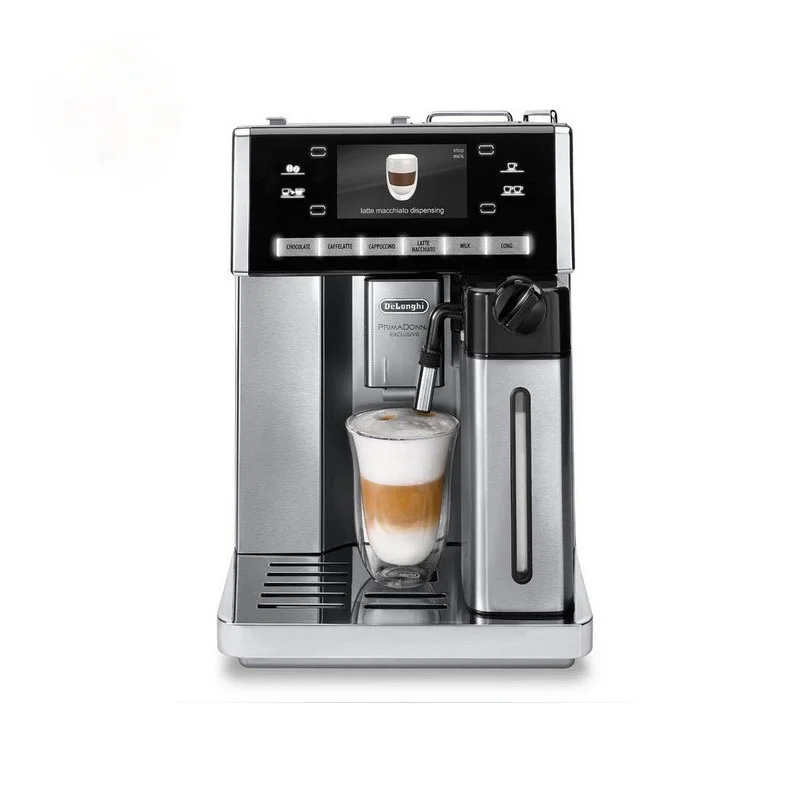 Macchina Automatica Per Caffè Espresso In Acciaio Inossidabile Macinacaffè Per Uso Domestico Con Macinacaffè Delonghi Eleta