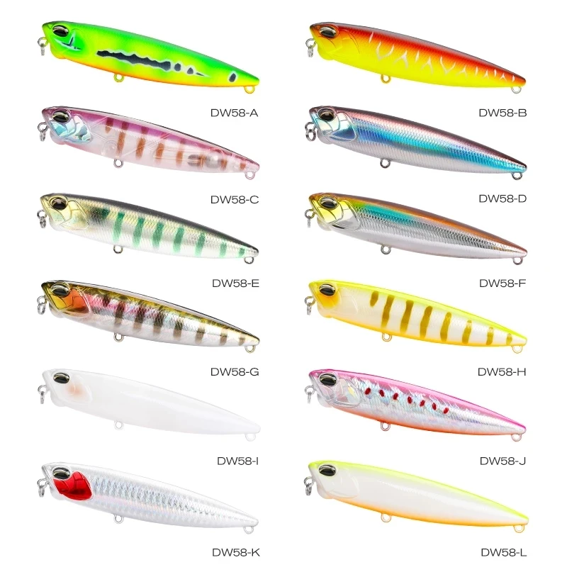 WALK FISH 1PCS Floating Topwater Pencil Lures 55MM/3.5G Micro Swimbait High  Quality Walk The Dog Hard Bait Pike Pesca Tackle - AliExpress