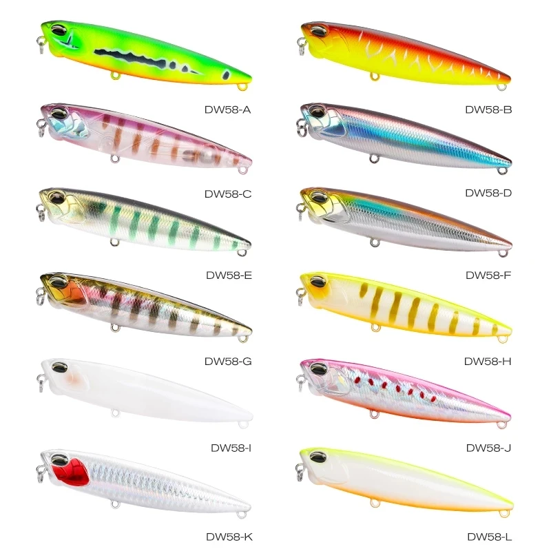 TSURINOYA 110mm 20.5g Topwater Floating Pencil Fishing Lure DW58 Dog Walk Crank Wobbler Stickbait Minnow Hard Bait For Pike Bass 4