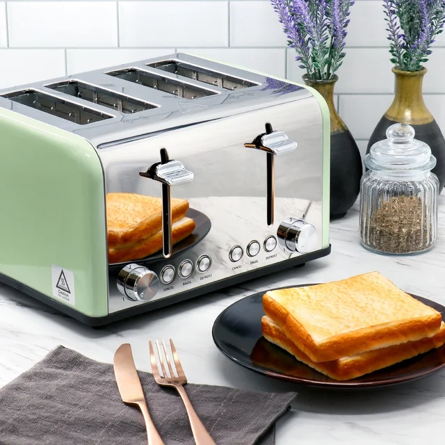 4-Slice Stainless Steel Toaster 6