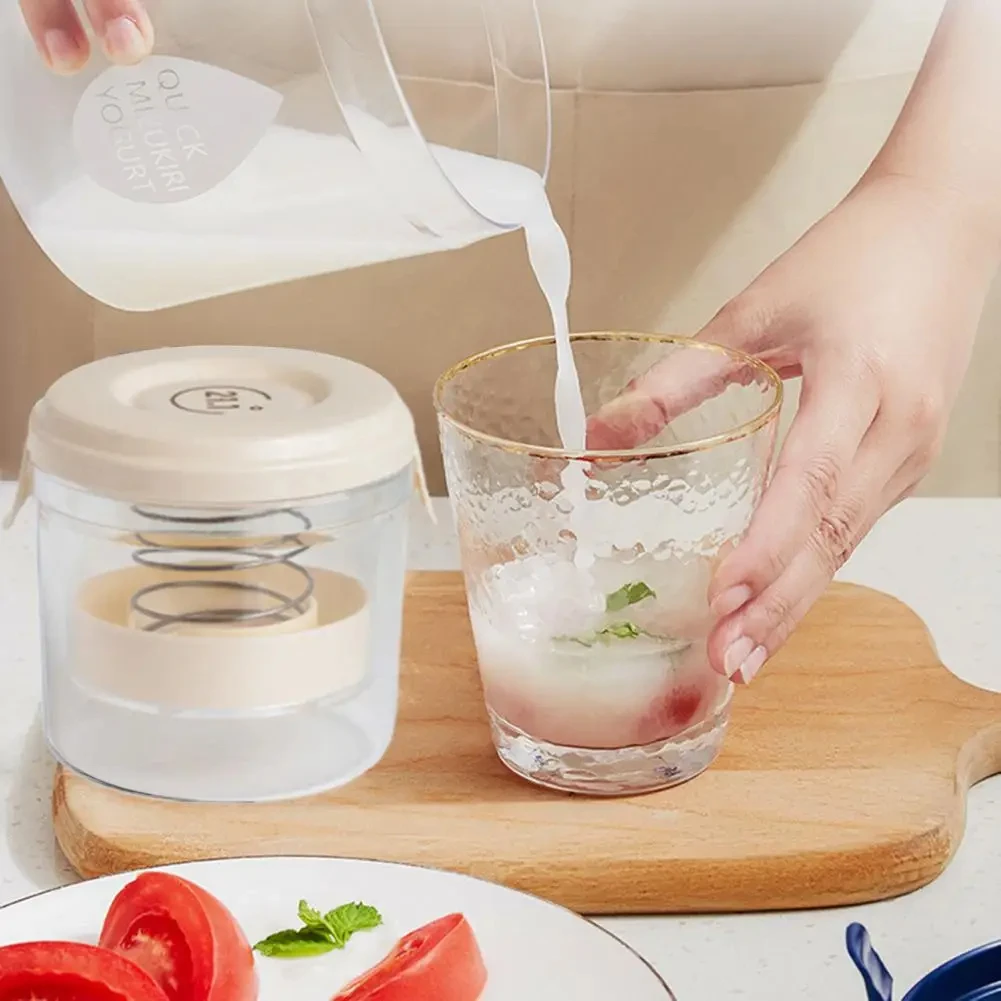Vegetable Dehydrator Cucumber Whey Separator Food Strainer Vegetables Fruits Filter With Steel Spring Press Type Yogurt Maker vegetable extruder