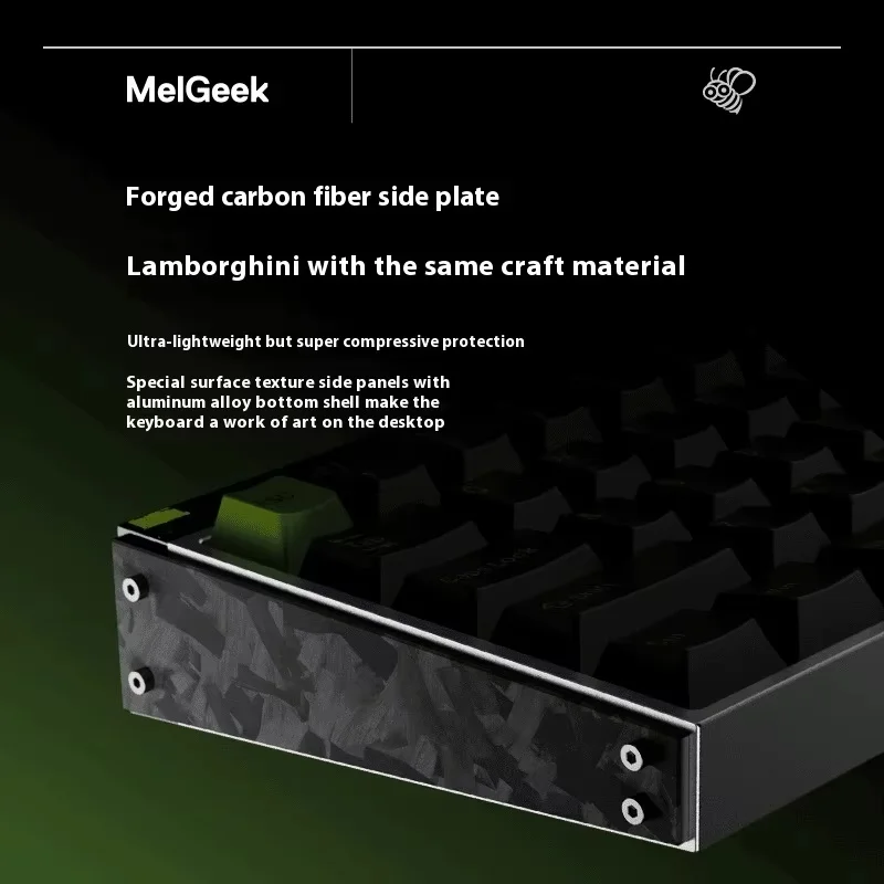 Melgeek-超機械式ゲーミングキーボード,アルミニウム磁気