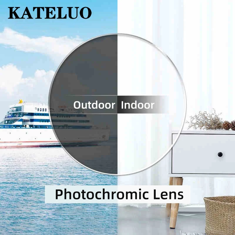 

Фотохромные линзы KATELUO для близорукости, 1,56, 1,61, 1,67