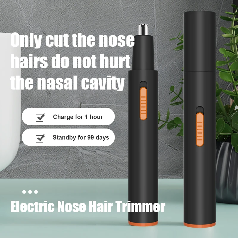Electric Nose Hair Trimmer Usb Charging New High Quality Electric Portable Men and Women Mini Nose Hair Trimmer