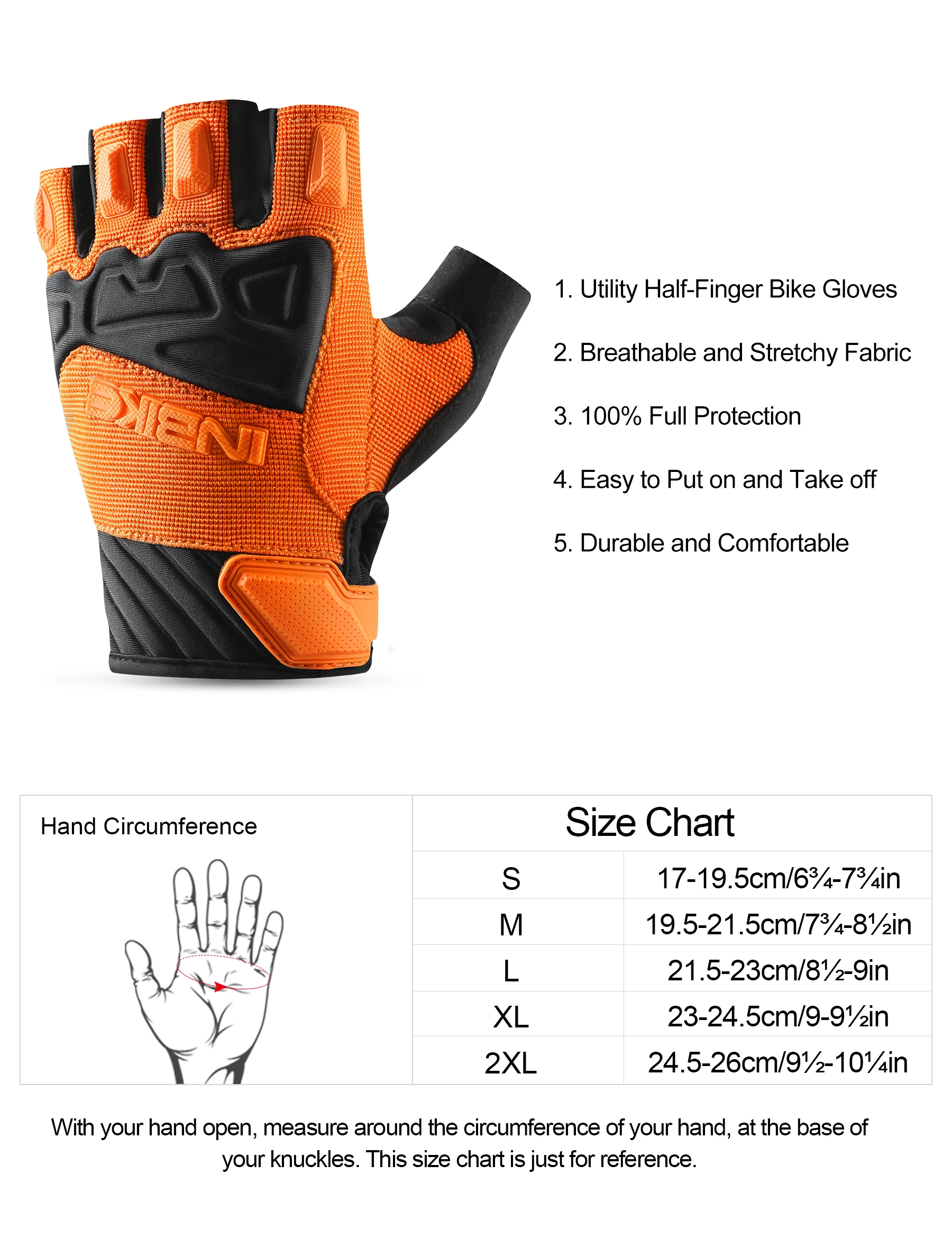 INBIKE 2023 New Arrival MTB Bike Gloves Summer Half Finger Cycling Gloves For Men Women Breathable Sport Bicycle Gloves MH010 6