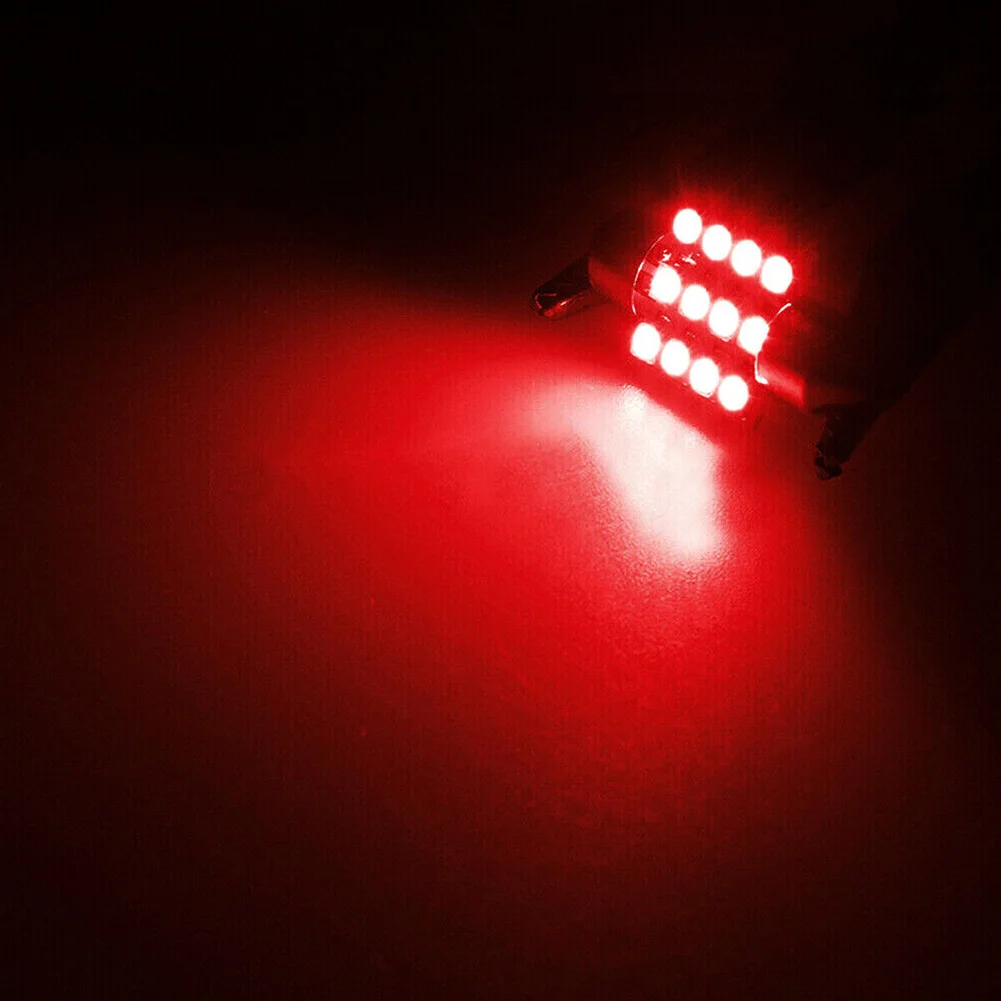 

Автомобильные аксессуары, противоположные светодиоды 12SMD 31 мм для интерьера автомобиля, для купола, номерного знака, красная лампа для большинства автомобилей