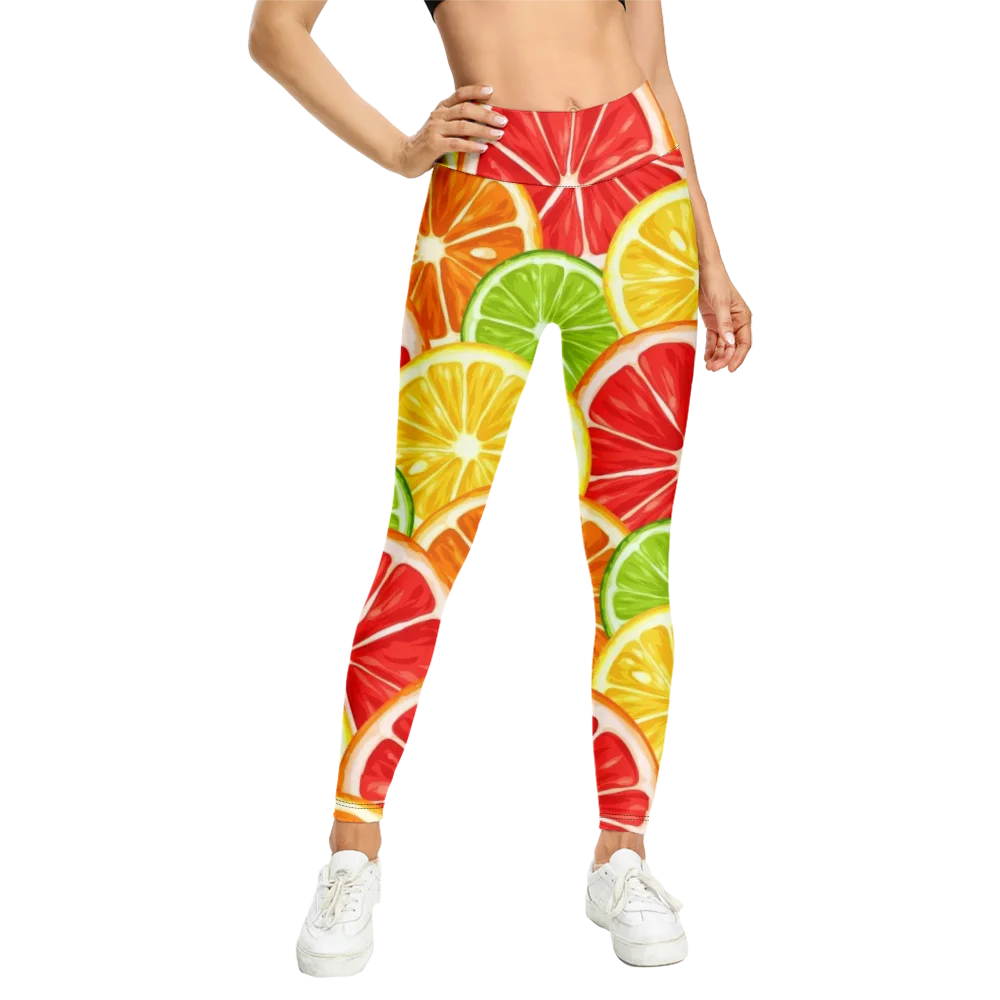 

Fruit Print Pants Sexy Leggings Womens Pants Fresh High Waist Seamless Leggings Girl Gym Yoga Pants Butt Lift Outfit Clothing