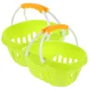 2 Pcs Simulated Basket Toy Simulation Toys Education Kids Cart Role-playing Child 5