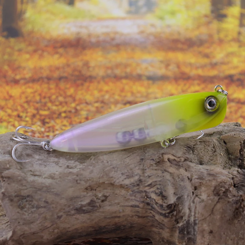 PROBEROS Popper Fishing Lures 4# Hook 8.5cm 19.5g Floating