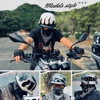 Casque moto Femme et homme Rétro Certification DOT, Vintage Allemand, Puzzle