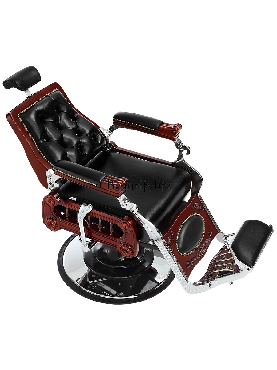 

Shaving and Trimming Side Lying American Retro Men's for Hair Salon Hairdressing Chair