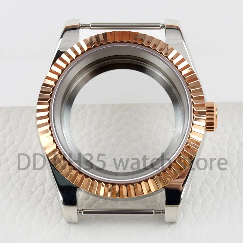 36mm/39mm NH35 Watch Case Sapphire Glass 20mm Solid 316L Stainless Steel Bracelet for Datejust NH35 NH36 Movement 28.5mm Dial - Image 26