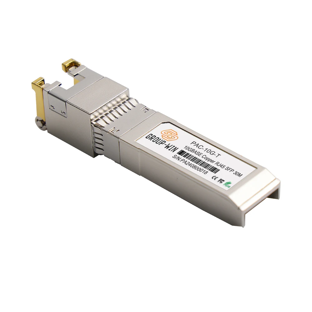 SFP + to RJ45 10G Copper Module 10G SFP +-T 10GBase-T 30M For Cisco Mikrotik TP-Link Zyxel/HORACO/Unifi Switch