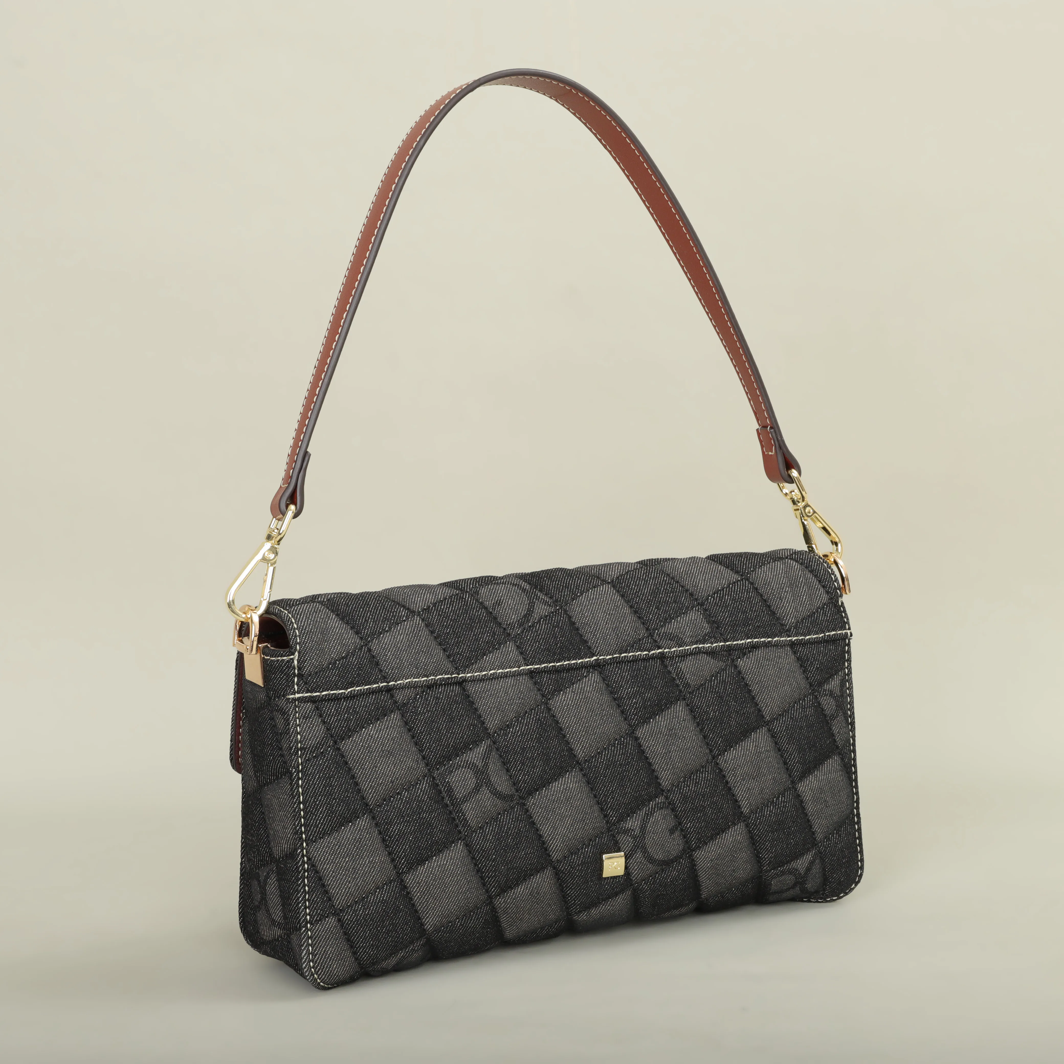 Stylish structured satchel bag