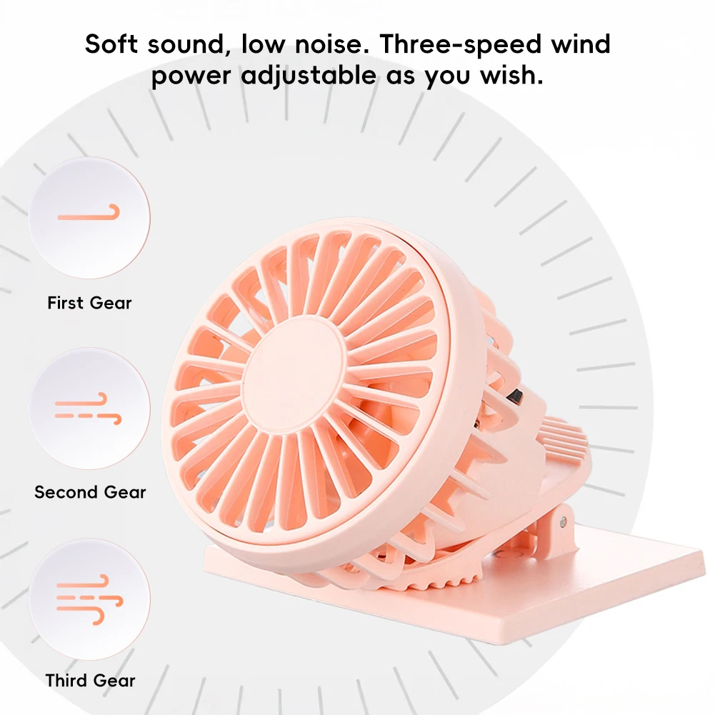 Portable Mini Hand Clip Fan USB Rechargeable Solar Powered Fan For Travel Outdoor Hiking Camping Clip On Air Cooling Small Fan