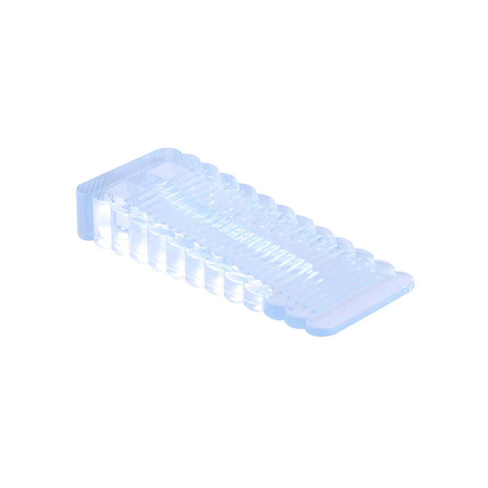 Door Bottom Stopper Durable Silicone Shock Absorbent Block Wedge Doorstops Door Handle Stopper Home Anti-collision