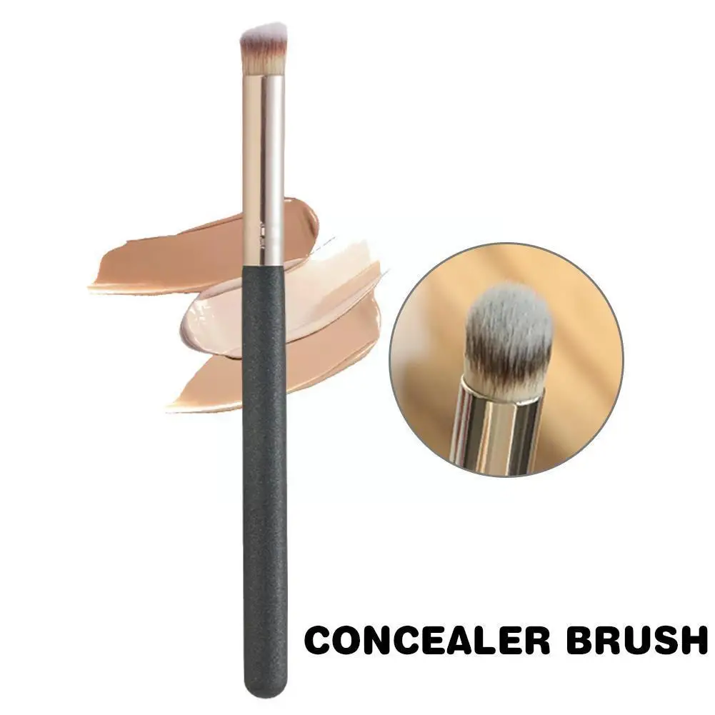 

Professional Angled Foundation Concealer Makeup Brush Dark Contour Circles Cover Liquid Seamless Acne Brush Cream Cosmetics N2O3