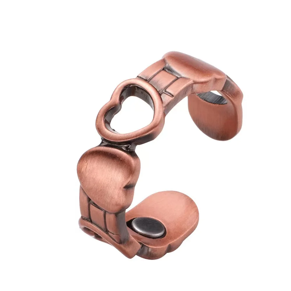 Timeless Adjustable Magnetic Copper Ring – Unisex Therapeutic Jewelry Gift