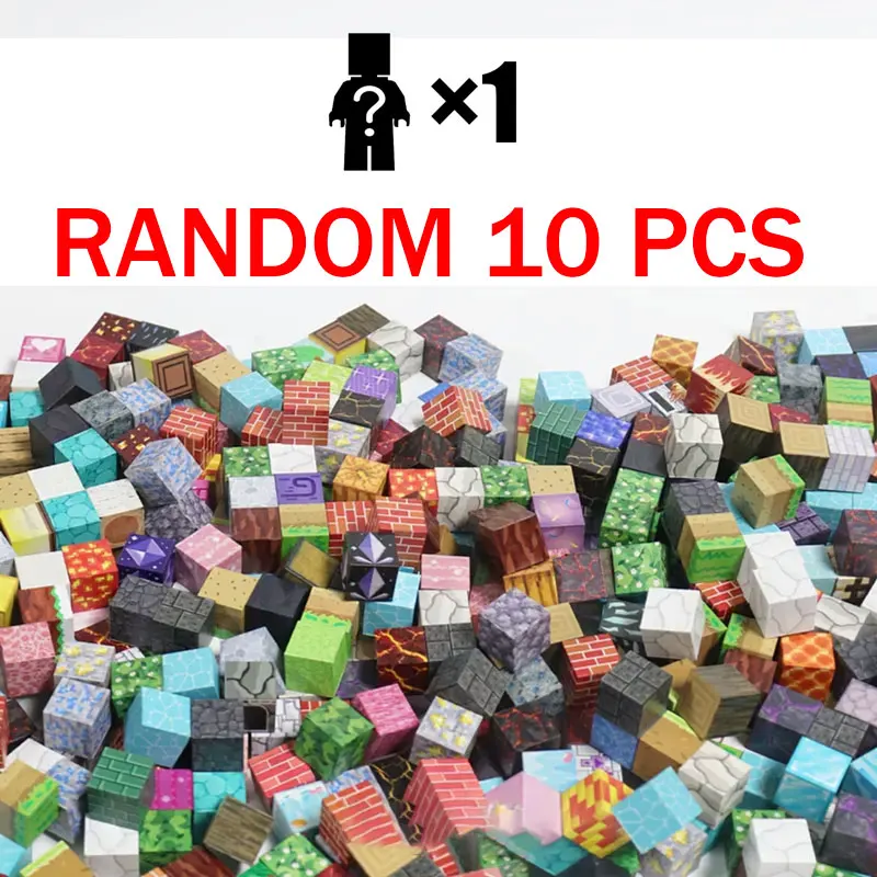 10-500 יחידות קוביות בנייה מגנטיות סט קוביות מיני עולם STEM בנייה DIY צעצועים חינוכיים לילדים מתנות ליום ההולדת