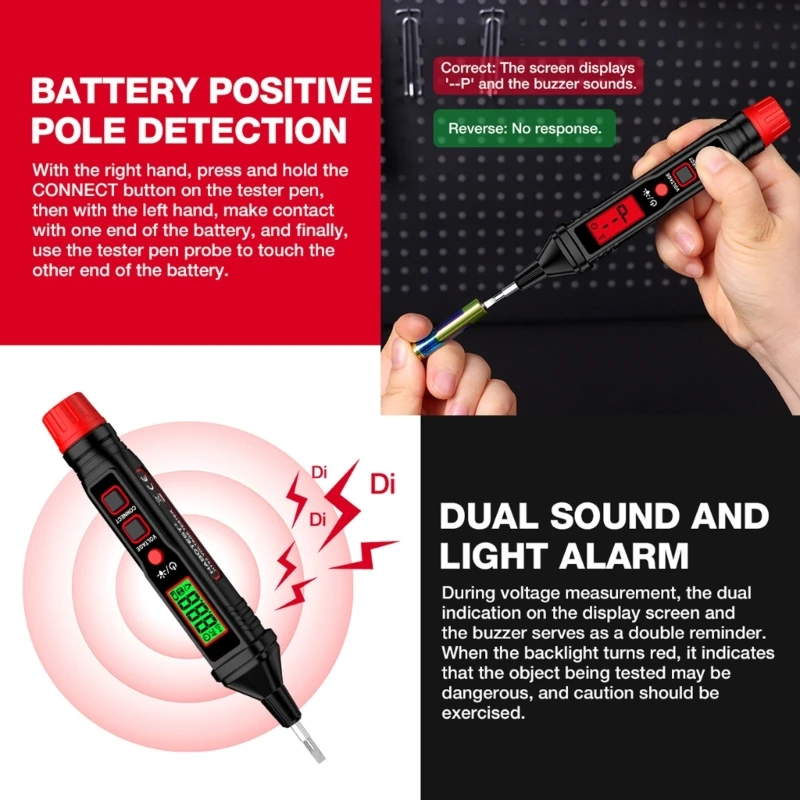 HT92 Electrical Testing Pen Versatile for Reliable Diagnosis of Circuit Problems Drop Shipping