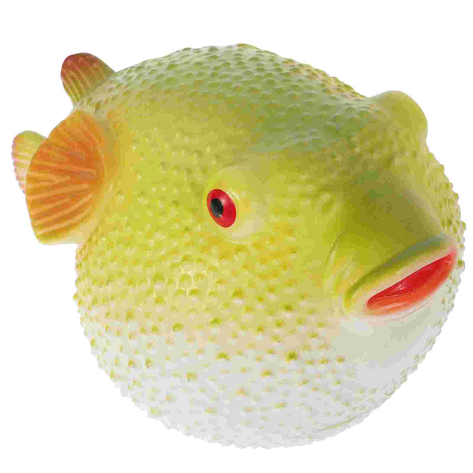 

Puffer Fish Toy Simulation Model Fake Figures Models Figurine Decoration Animal Ornament