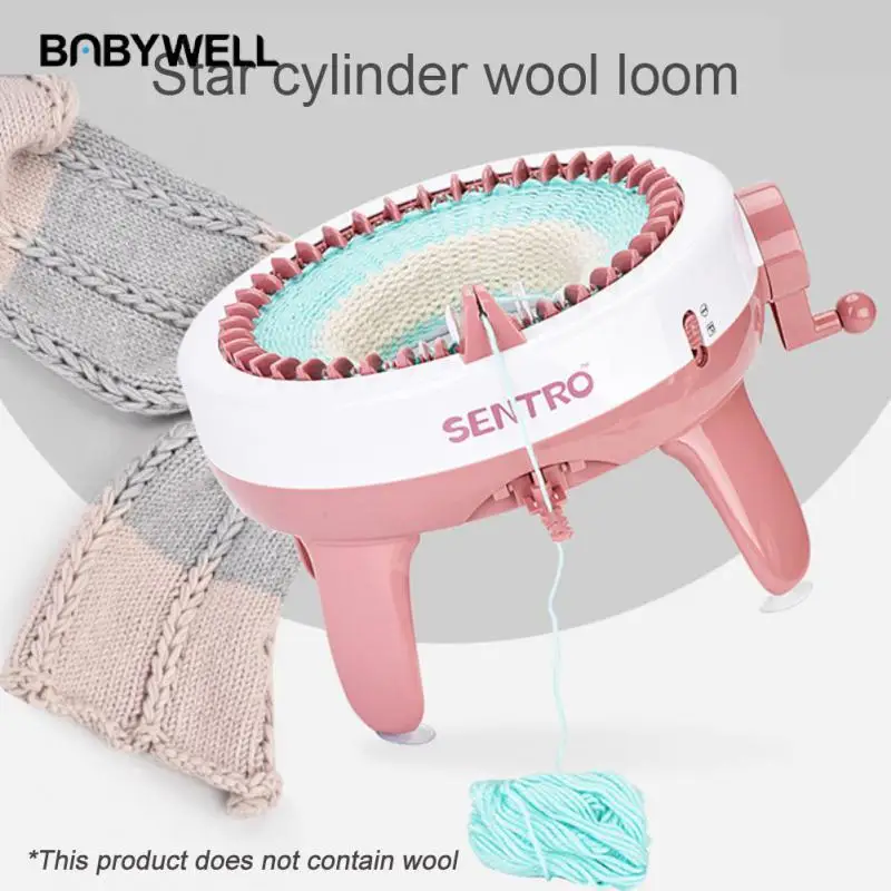 

Needle Handmade Wool Knitting Machine DIY Smart Weaving Loom Round Knitting Machines Children Lazy Artifact Christmas Gift