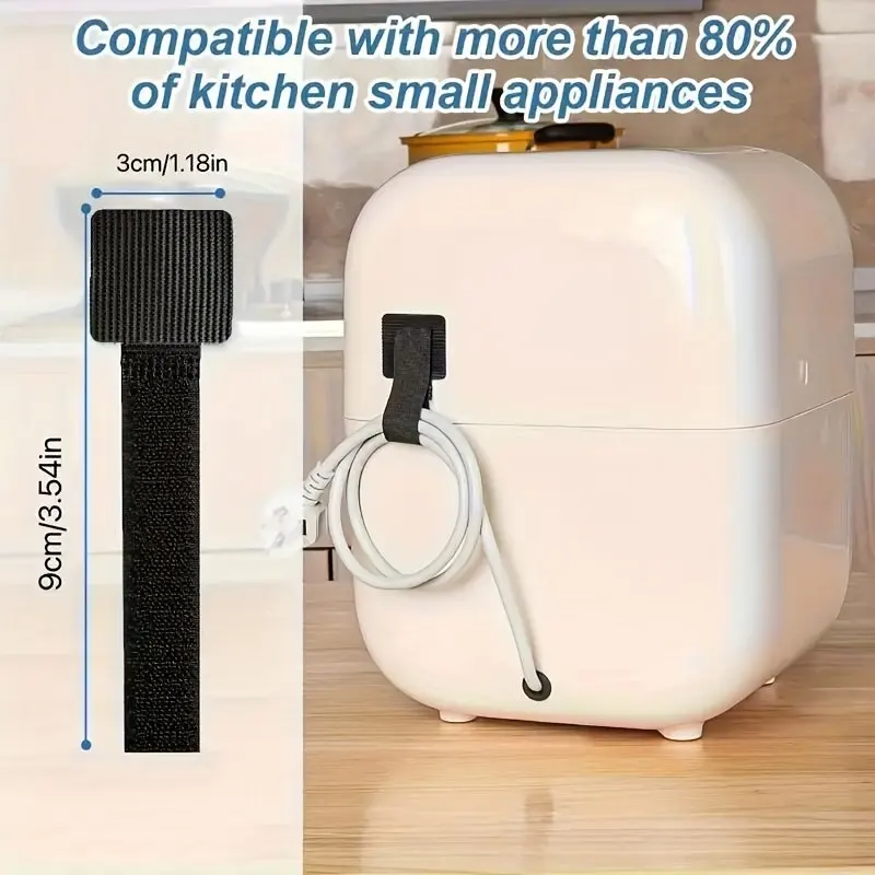 주방 가전용 케이블 정리기 10/20개, 커피 메이커, 블렌더, 에어프라이어, 압력솥용 와이어 와인더