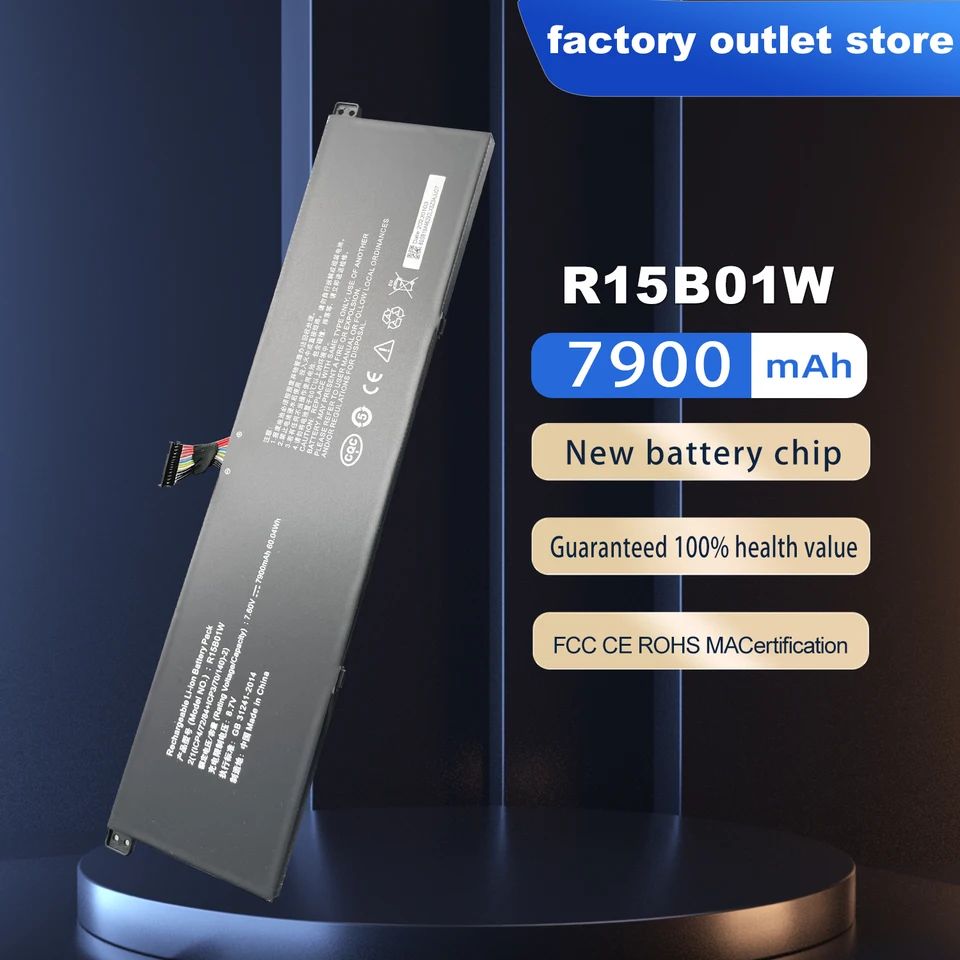 Batteria Ricambio R15B01W Per Xiaomi Mi Pro 15.6 – 7.6V 60.4Wh/7900mAh