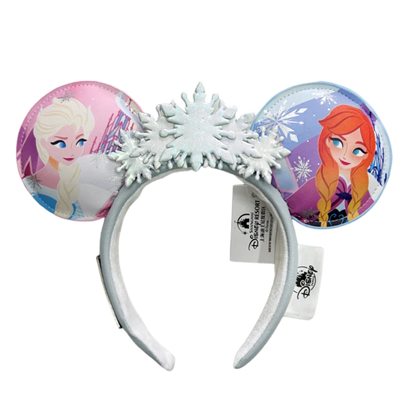 Disney Minnie Mouse Ear Headband Holiday Party Frozen Bow Hairband For Adult/Kids Gift hair bands hair accessories hair headband accessories cosplay accessories