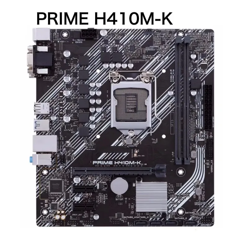 

Для ASUS PRIME H410M-K материнская плата H410 LGA1200 DDR4 материнская плата 100% протестирована нормально полностью работает Бесплатная доставка