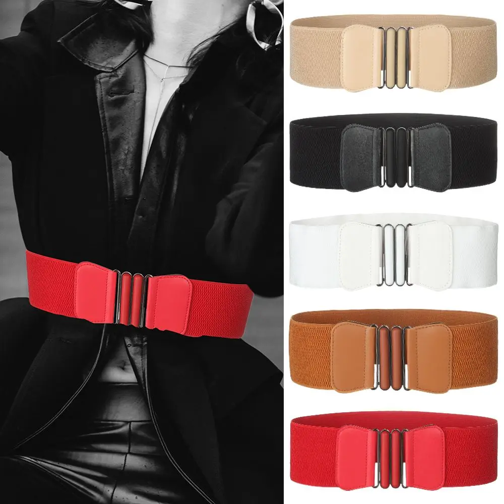 

Fashion Casual Adornment Waistband Elastic Belts Waist Strap Wide Belts