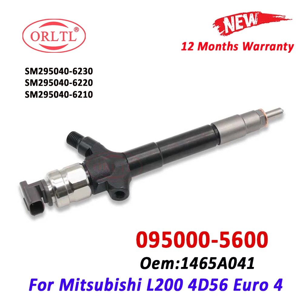 

1465A041 5600 5601 095000-5600 Common Rail Injector SM295040-6220 Diesel SM295040-6210 for Denso Mitsubishi L200 4D56 Euro 4