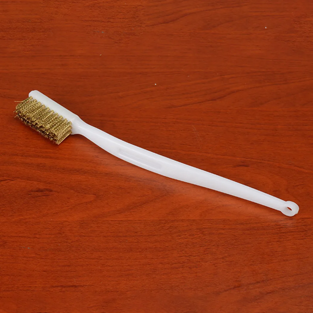 

5PCS Plastic Rust Brush Brass Cleaning Polishing Detail Metal Brush Wire Toothbrush Cleaning Tool Family Kit Polishing Cleaning