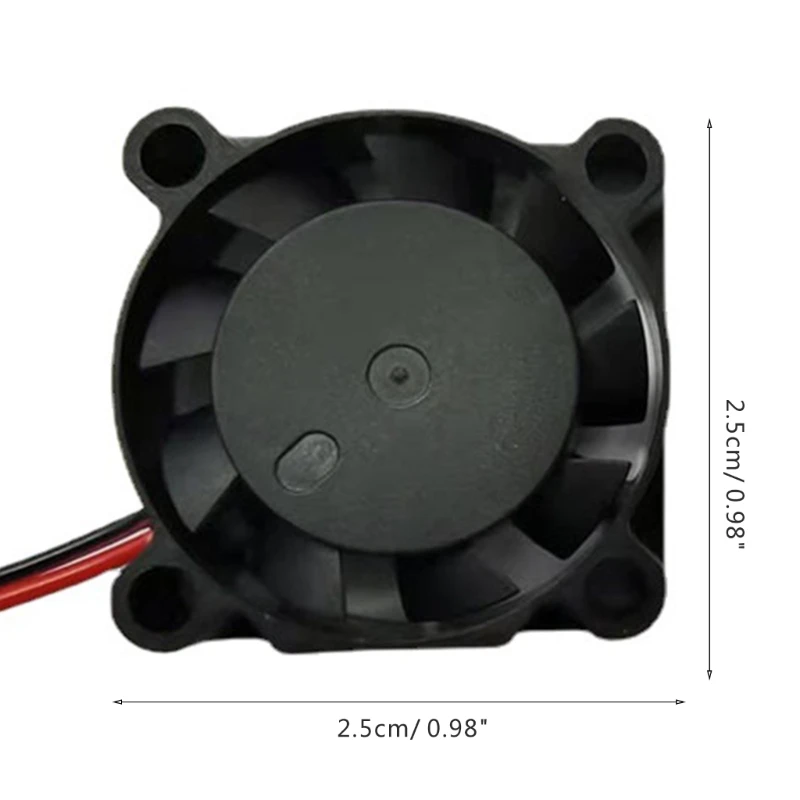 2507 Mini Micro Brushless Cooling Fan High Compatibility Cooling Cooler Widely Application Repair Replacement