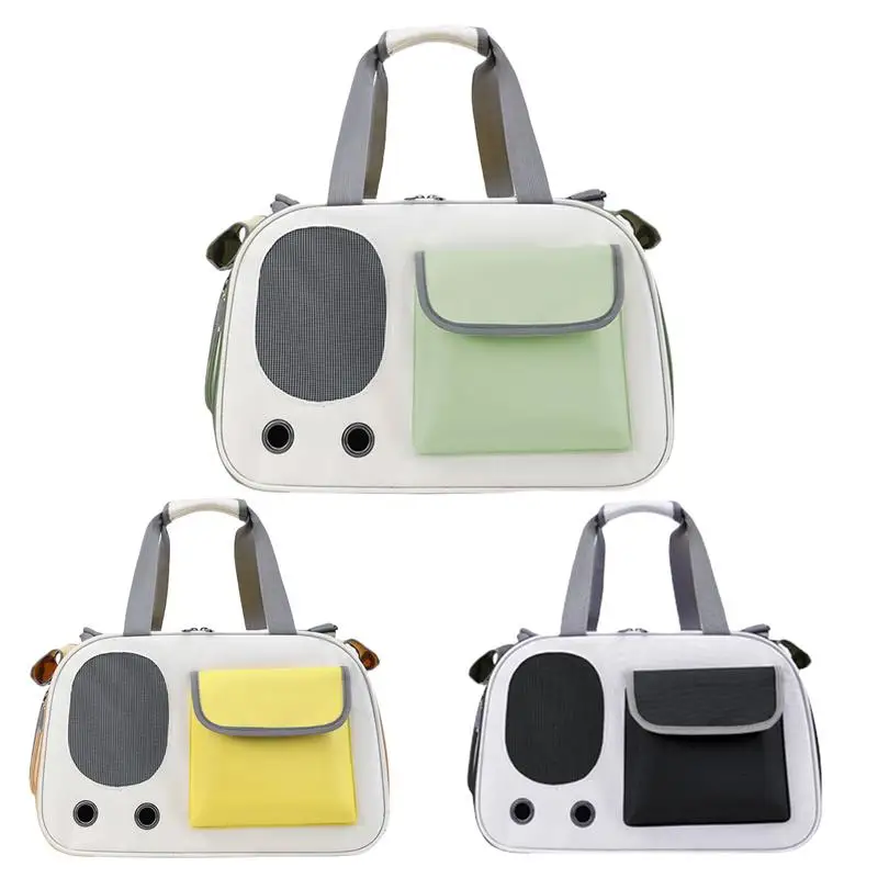 

Pet Travel Portable Bag For Dog Travel Bag Multi-functional Large-capacity Folding Transparent Bag Portable Cat Tote Carrier Bag