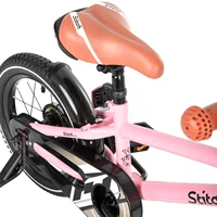 Vélo pour enfants STITCH pour filles et garçons de 3 à 9 ans, vélo pour enfants de 14/16/18 pouces avec roues d'apprentissage et freins à main 6