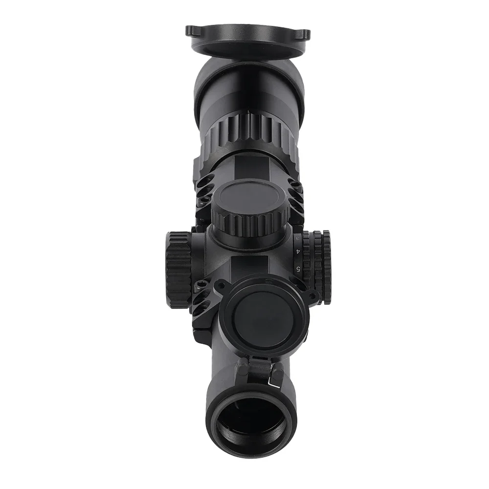 Tactical Long-Range 1-6X24 Optical Sight Red/Green Dot Laser Combination Adjustable Focal Length for Hunting