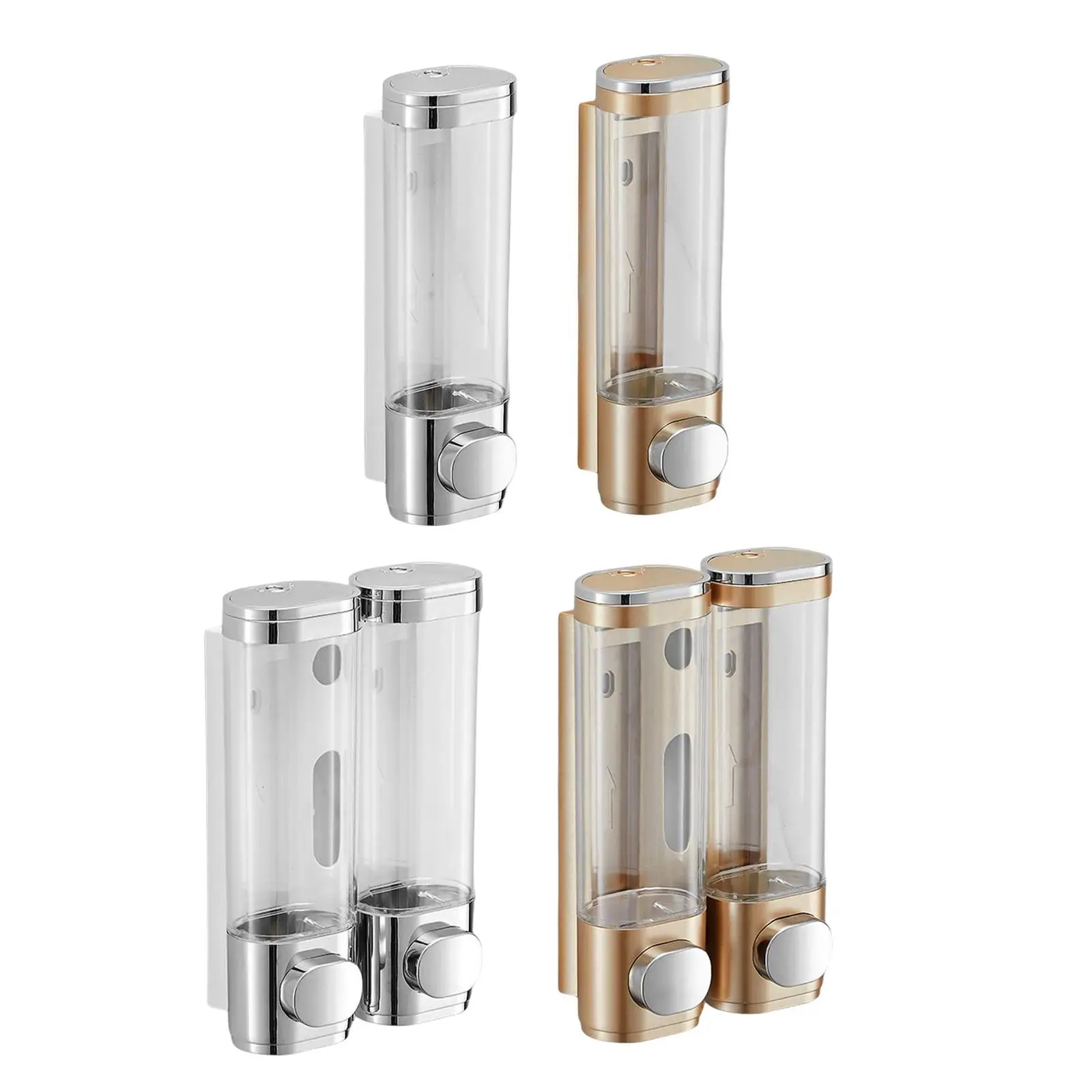 Hand Wall Mounted Soap Dispenser Shower Shampoo Liquid Soap Dispenser for Bathroom Office Kitchen Restaurant School Hand Wall Mounted Soap Dispenser Shower Shampoo Liquid Soap Dispenser for Bathroom Office Kitchen Restaurant School