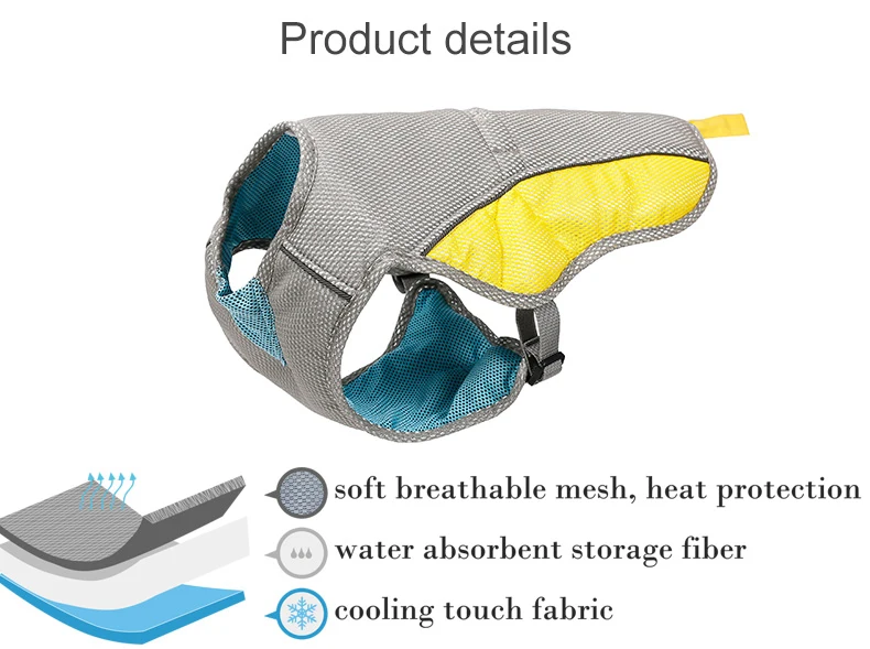 Dog Cooling Jacket Heat Resistant