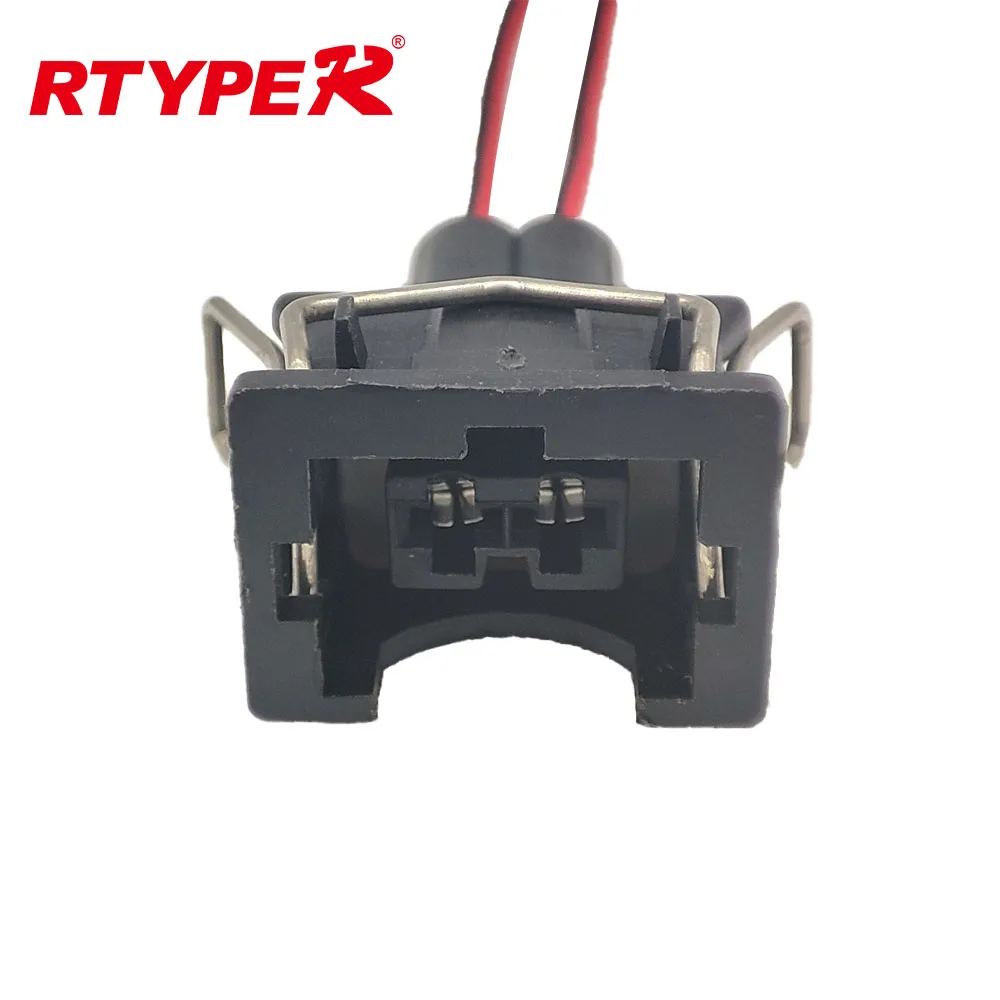 

1Set For 2 Pin Female EV1 Fuel Injector Nozzle Waterproof Connector Plug Socket Housing For VAG 829441-1 037906240 106462-1 with